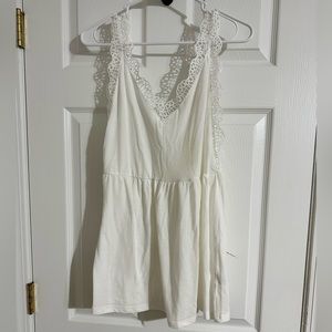 Babydoll tank with lace